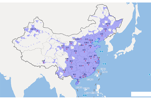六分cors江蘇的覆蓋范圍，附相關參數介紹